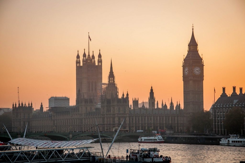 Big Ben en Westminster Abbey.