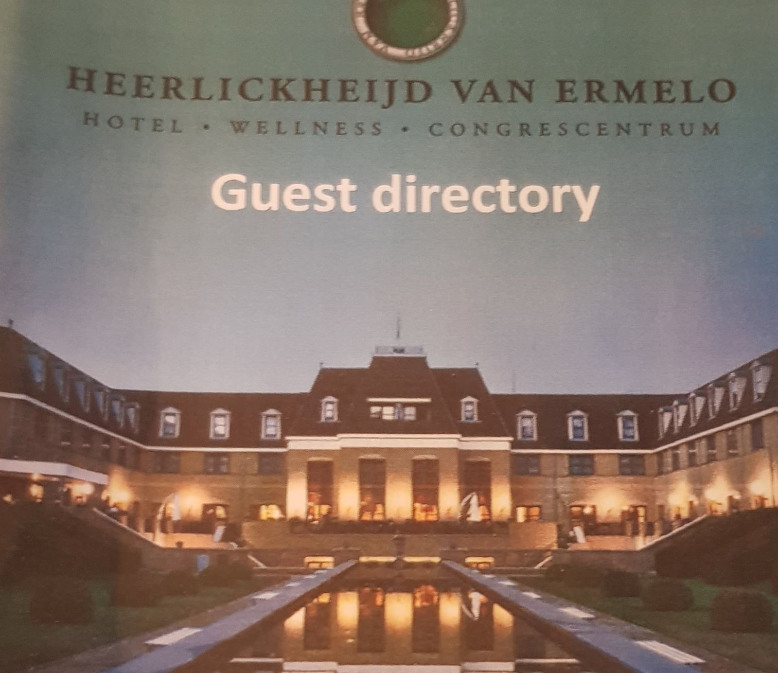 Birthday weekend in hotel “De Heerlickheijd” Ermelo, the Netherlands.